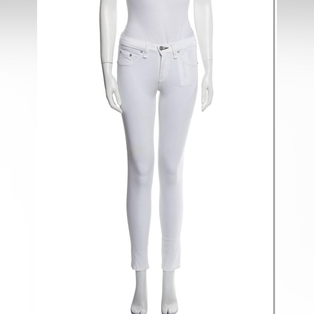 Rag & Bone skinny leg low rise jeans